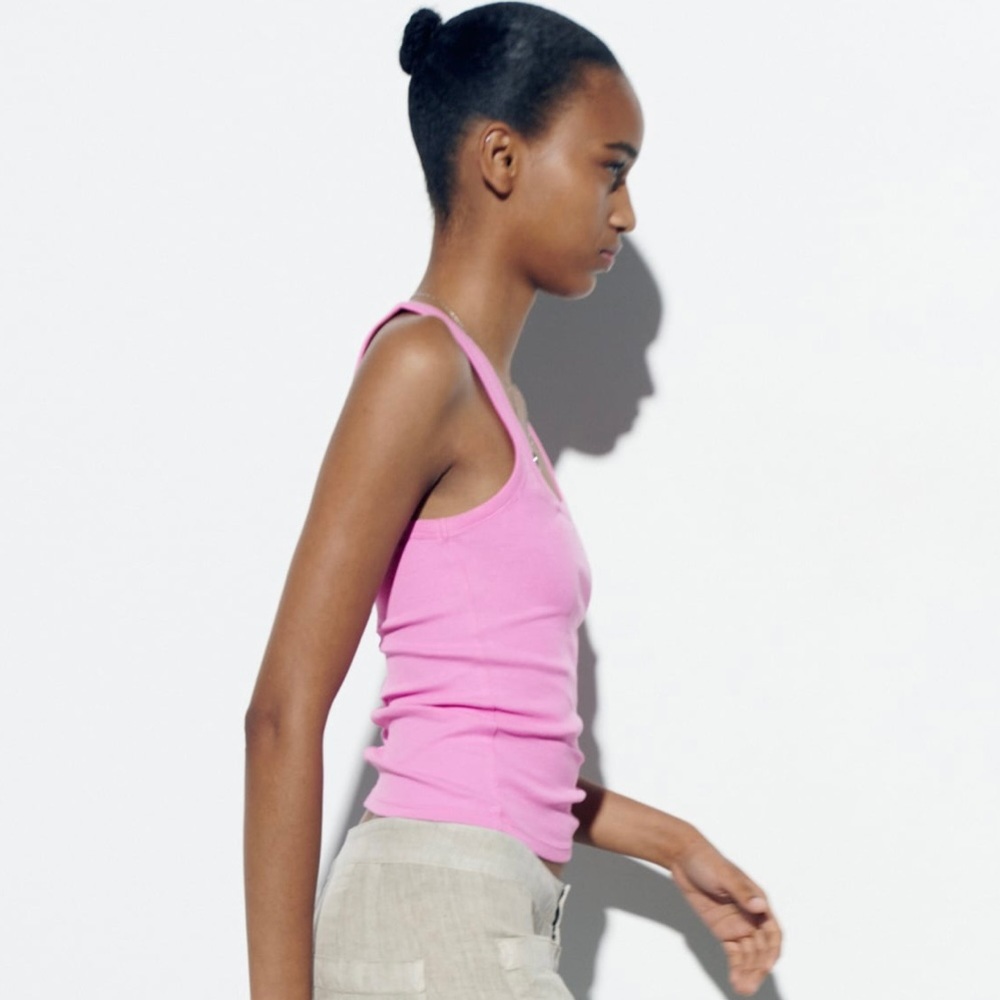 🎉 CLEARANCE 🎉 Zara ribbed tank top - Picture 3 of 6